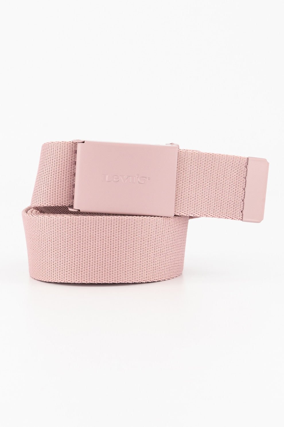 Levi's, Curea cu catarama tip placuta si logo, Roz