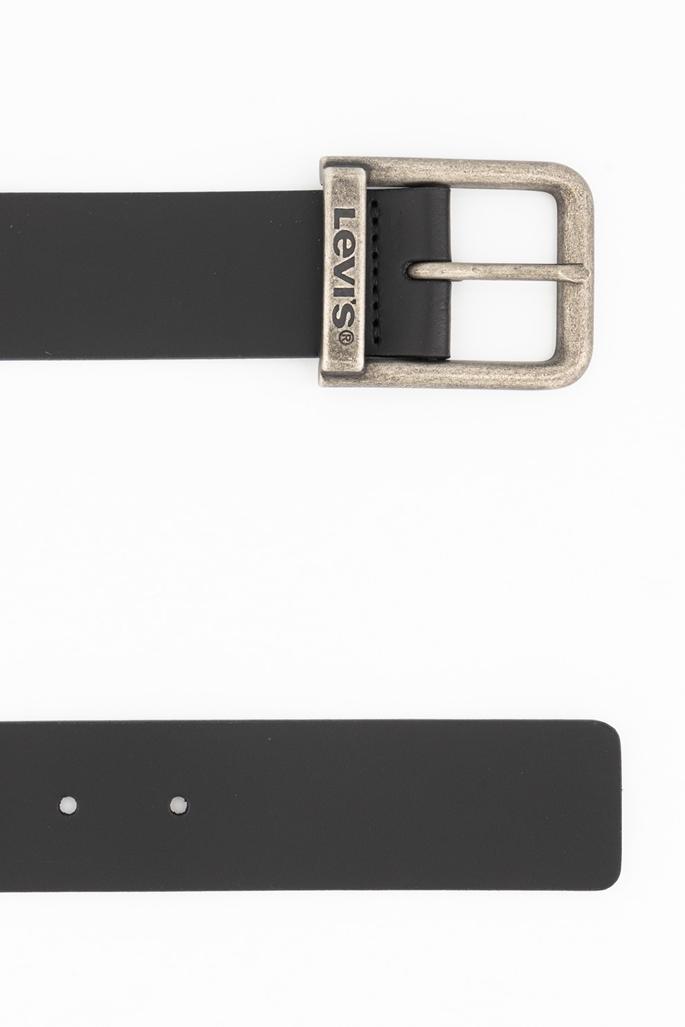 Levi's Alderpoint Metal – Cintura Uomo In Vera Pelle Con Fibbia In Metallo, Larghezza 40 Mm, Marrone, Vestibilità Classica