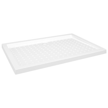 Cadita dus, vidaXL, ABS, 70 x 100 x 4 cm, Alb Cadita dus, vidaXL, ABS, 70 x 100 x 4 cm, Alb