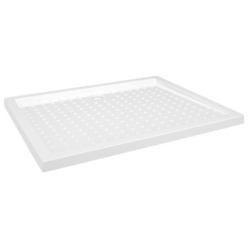Cadita dus, vidaXL, ABS, 80 x 100 x 4 cm, Alb Cadita dus, vidaXL, ABS, 80 x 100 x 4 cm, Alb