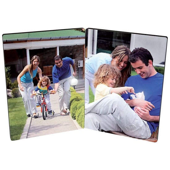 Rama foto de birou personalizata cu 2 fotografii