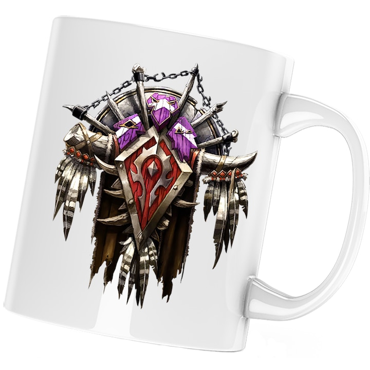 Cana Warcraft Horde Faction Azeroth WoW, бял, 330 мл