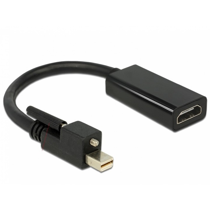 Адаптер Delock 62640, От Mini DisplayPort 1.2 към HDMI, 4K, Activе