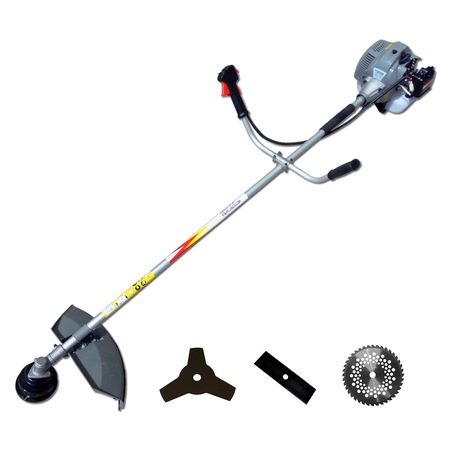 Motocoasa De Umar Pe Benzina Micul Fermier 2500w 3 5 Cp 2 Timpi Cadou Disc Vidia Disc 2 Dinti Emag Ro