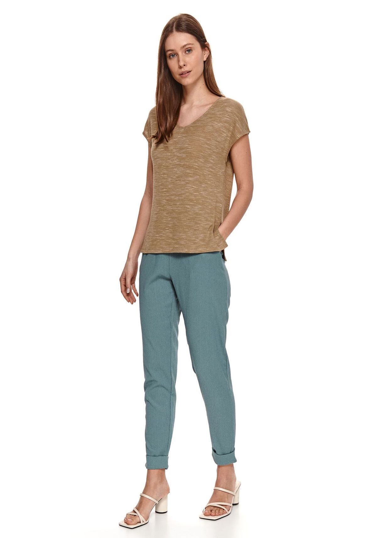Tricou pentru femei, TOP SECRET, SPO5021, Verde