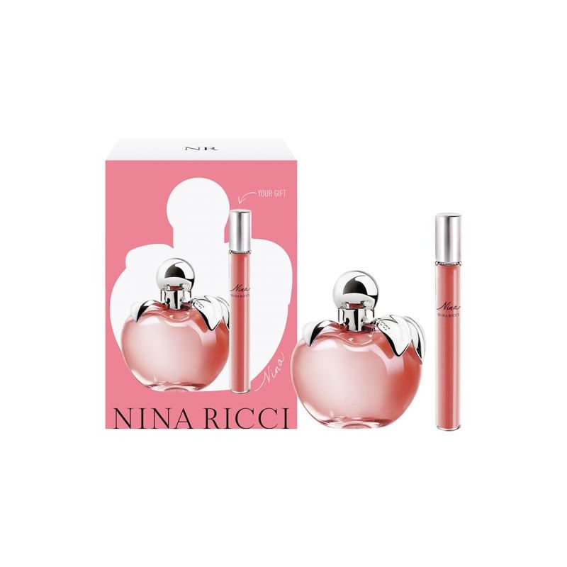 Set Apa de toaleta, 80 ml, Roll-On, 10 ml, Nina Ricci Les Belles De Nina