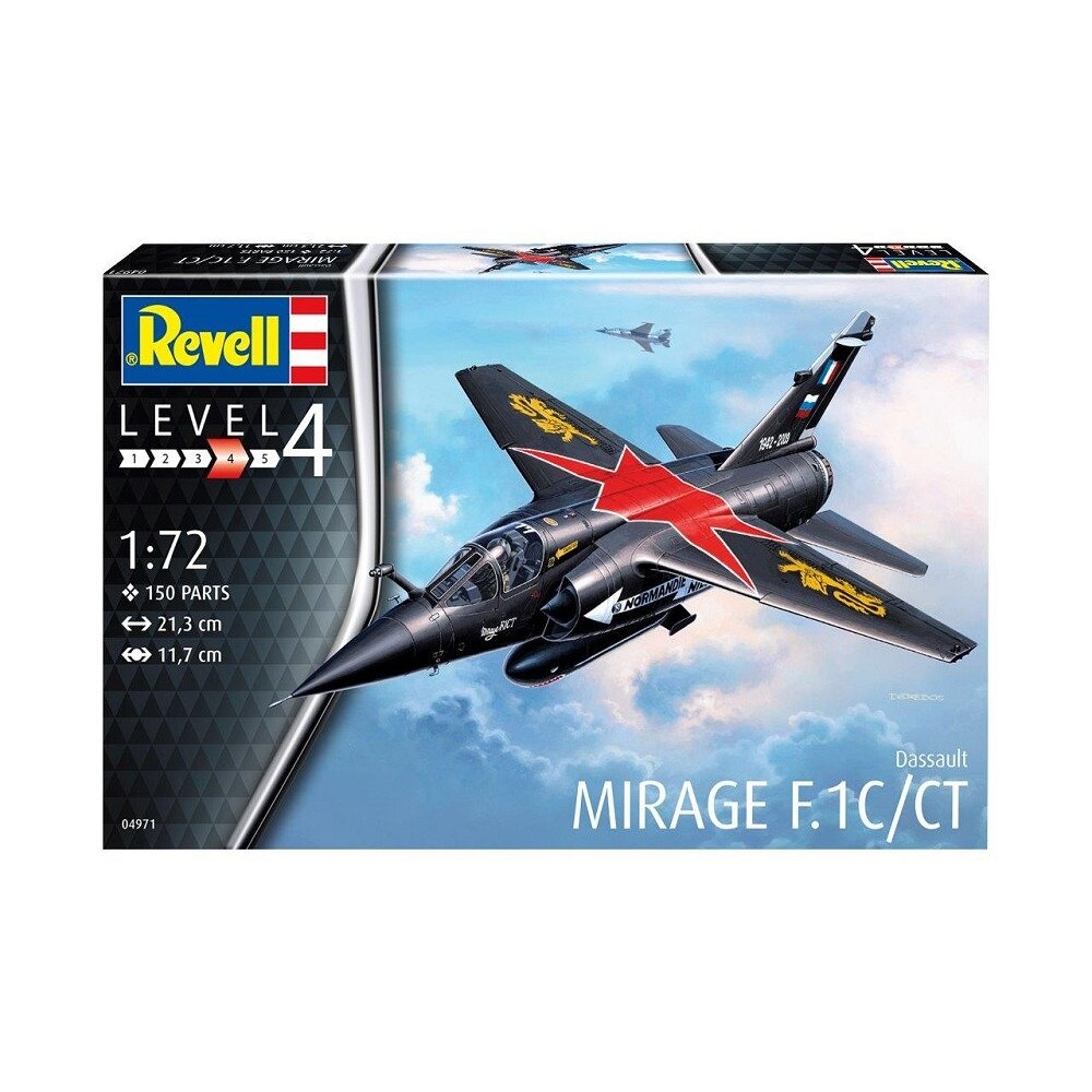 Avion Dassault Mirage Revell, F-1C/CT, +13 ani, Multicolor