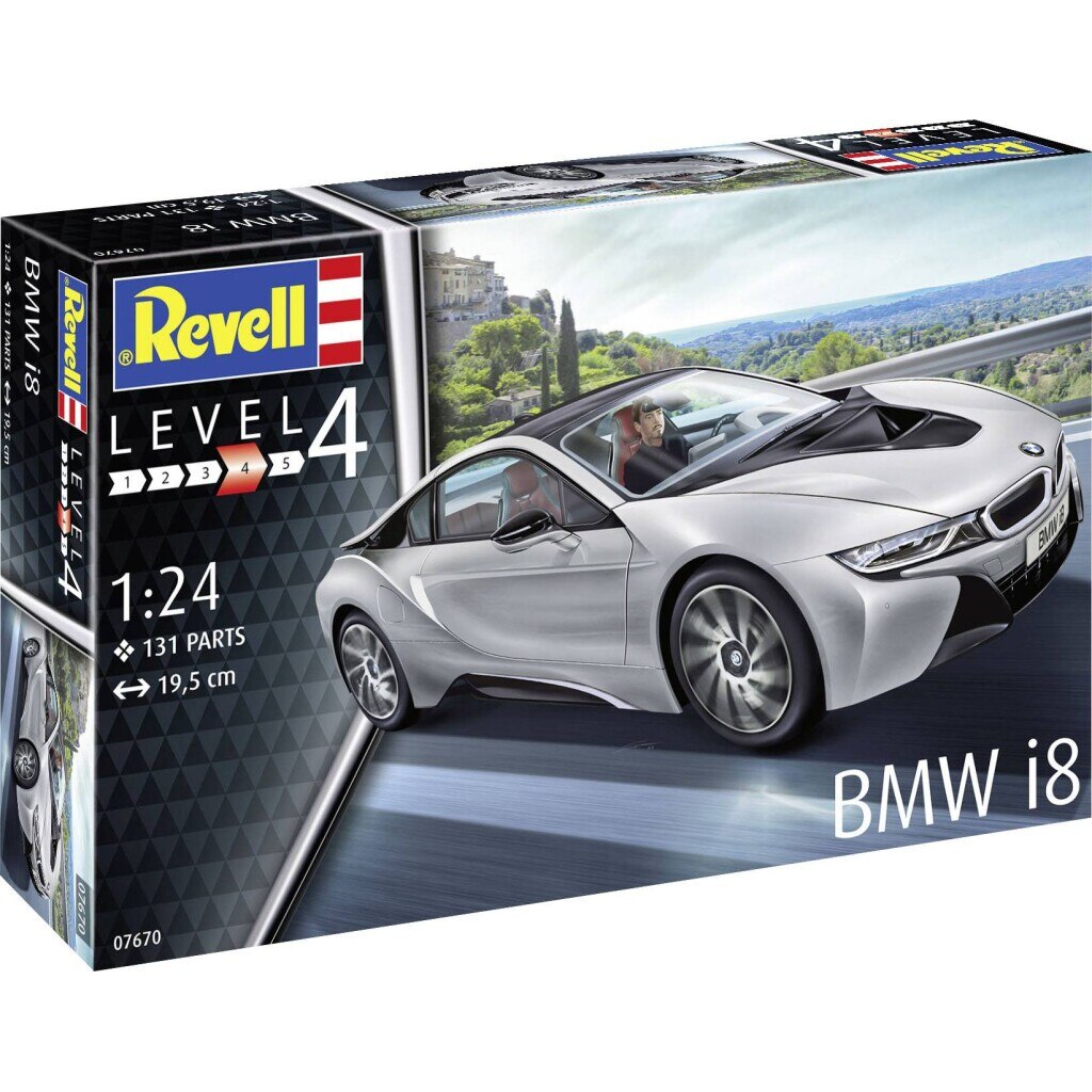 Masina BMW i8 Revell, +12 ani, Multicolor