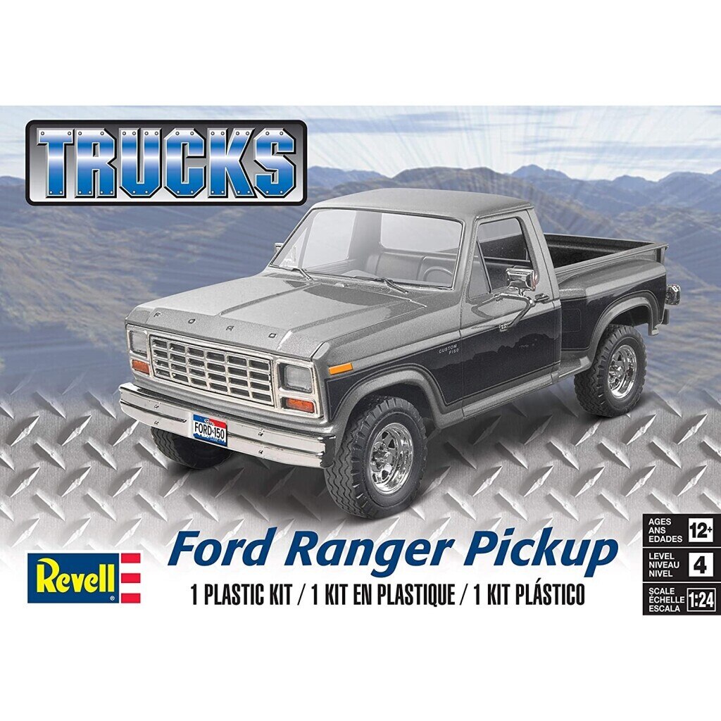 Masina Ford Ranger Pickup Revell, +12 ani, Gri