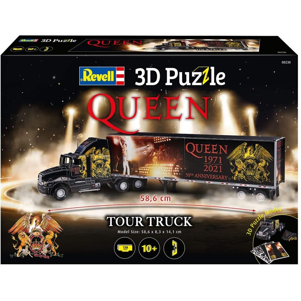 Puzzle 3D Revell, Queen Tour Truck, +10 ani, Multicolor