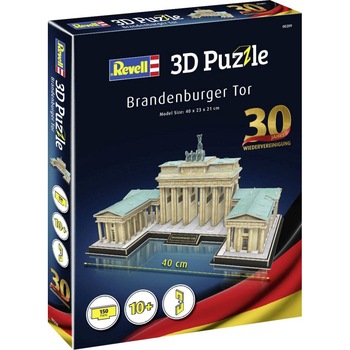 Puzzle 3D Revell, Brandenburg Gate, +10 ani, Multicolor Puzzle 3D Revell, Brandenburg Gate, +10 ani, Multicolor