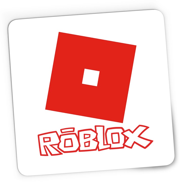 Mousepad Gaming Roblox Game Logo, 21x19 cm