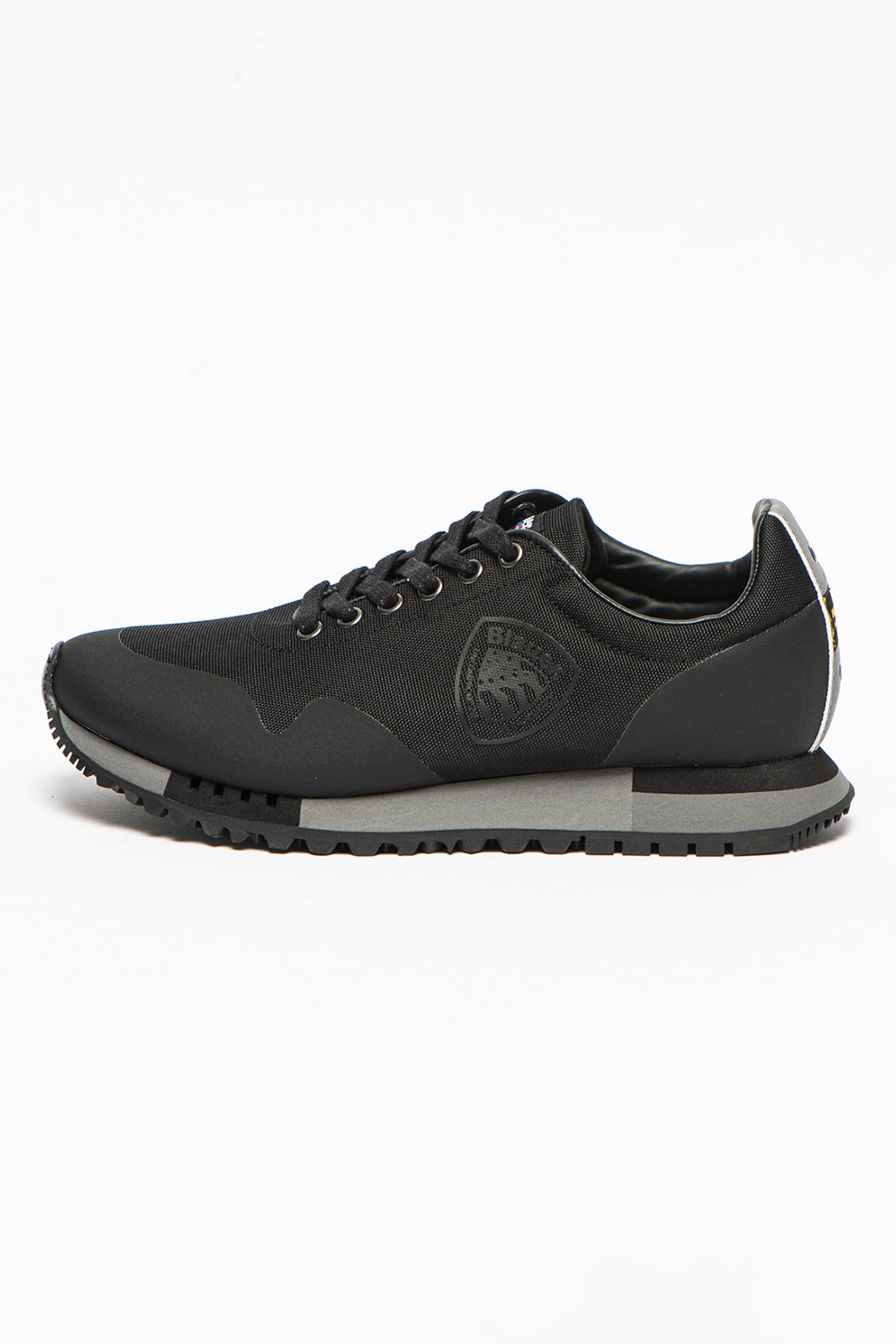 Blauer, Pantofi sport cu insertii de material textil Denver, Negru
