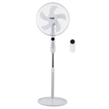 Ventilator cu picior, cu telecomanda, 40 cm, 3 trepte de viteza, 40W, Victronic SF1631 Ventilator cu picior, cu telecomanda, 40 cm, 3 trepte de viteza, 40W, Victronic SF1631