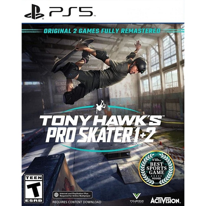 Игра Tony Hawk's Pro Skater 1+2 Playstation 5