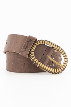 Pepe Jeans London, Curea de piele cu tinte Tina Pepe Jeans London, Curea de piele cu tinte Tina