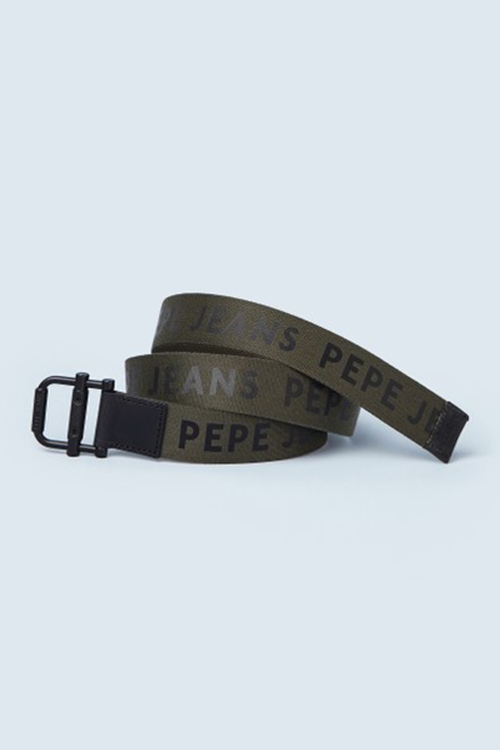 Pepe Jeans London, Curea din material textil cu insertie de piele Angel