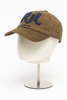 Pepe Jeans London, Sapca cu broderie logo Ale, Verde militar/Bleumarin inchis Pepe Jeans London, Sapca cu broderie logo Ale, Verde militar/Bleumarin inchis