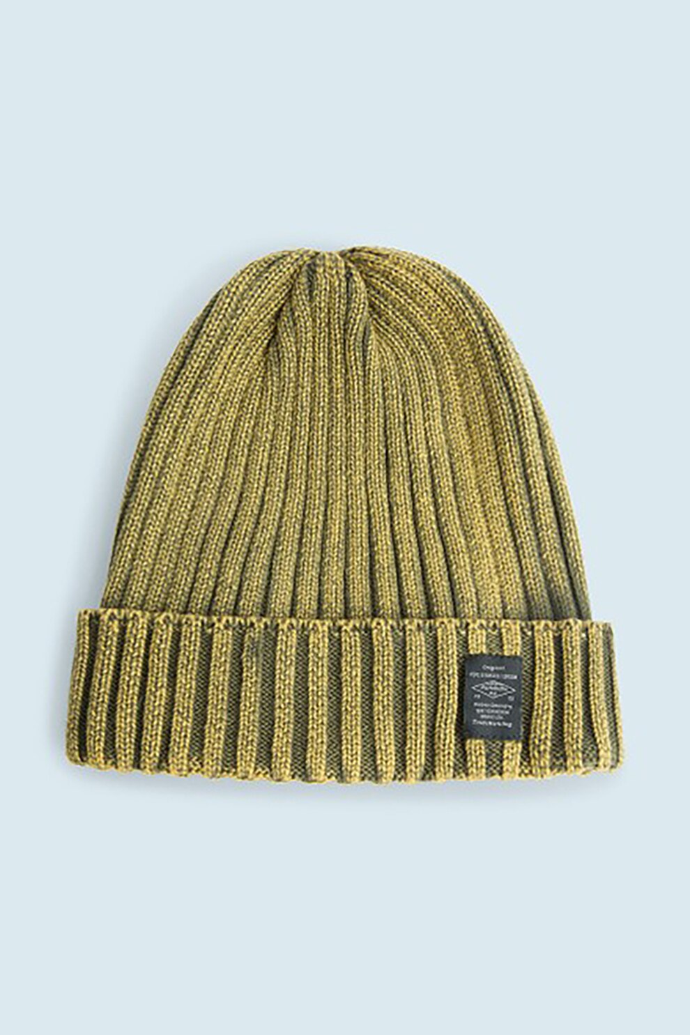 Pepe Jeans London, Caciula elastica din tricot Avi, Galben mustar