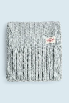 Pepe Jeans London, Fular circular din amestec de lana Rony, Gri deschis melange Pepe Jeans London, Fular circular din amestec de lana Rony, Gri deschis melange