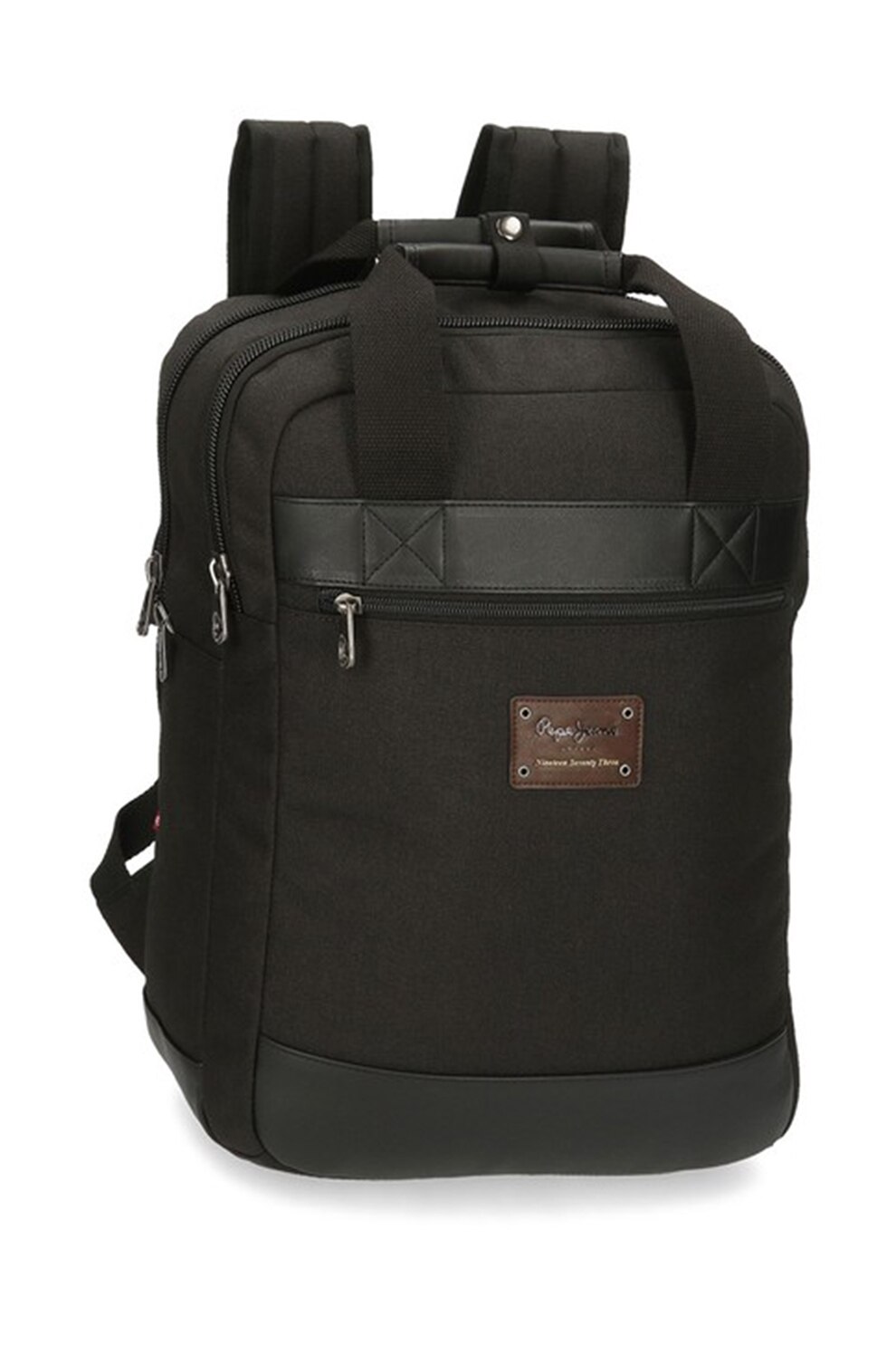 Pepe Jeans London, Rucsac de bumbac Dalton 2, Negru