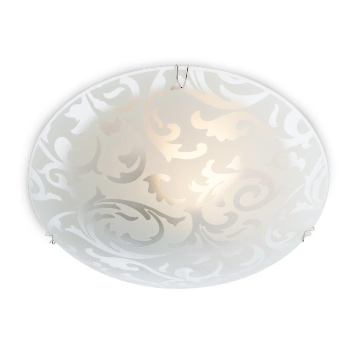 Плафон Damasco 05-820, 1 x E27, бял