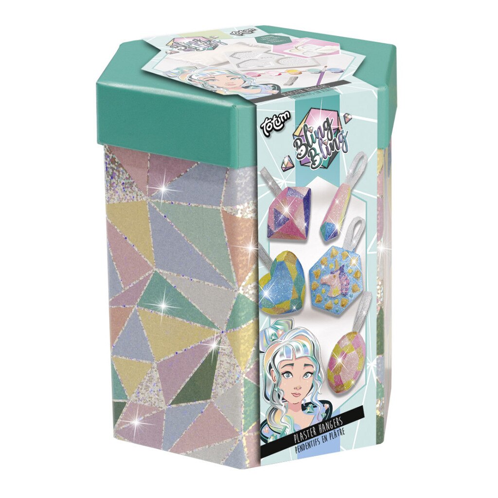Set confectionare bijuterii Totum, Do it yourself - Plaster diamonds, +6 ani, Multicolor