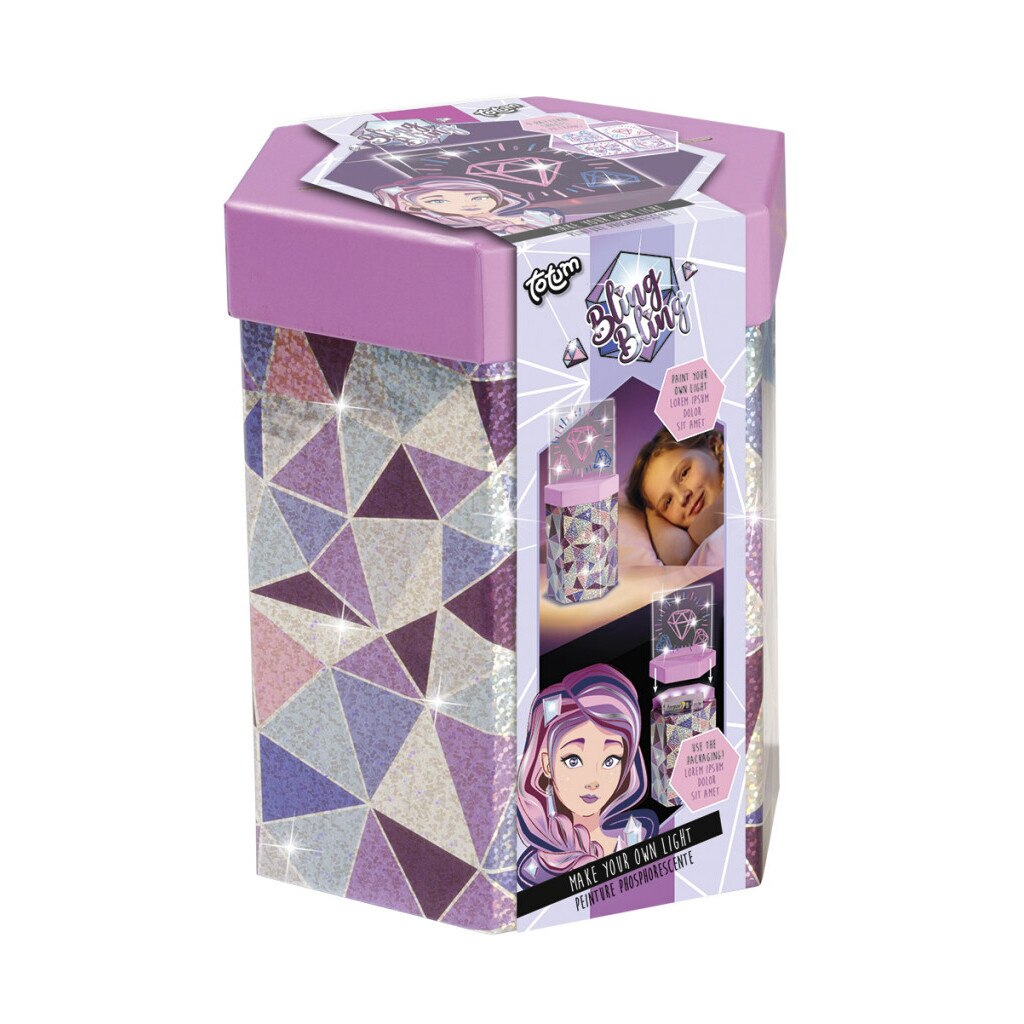 Set markere Totum, Do it yourself - Luminous paintings, +6 ani, Multicolor