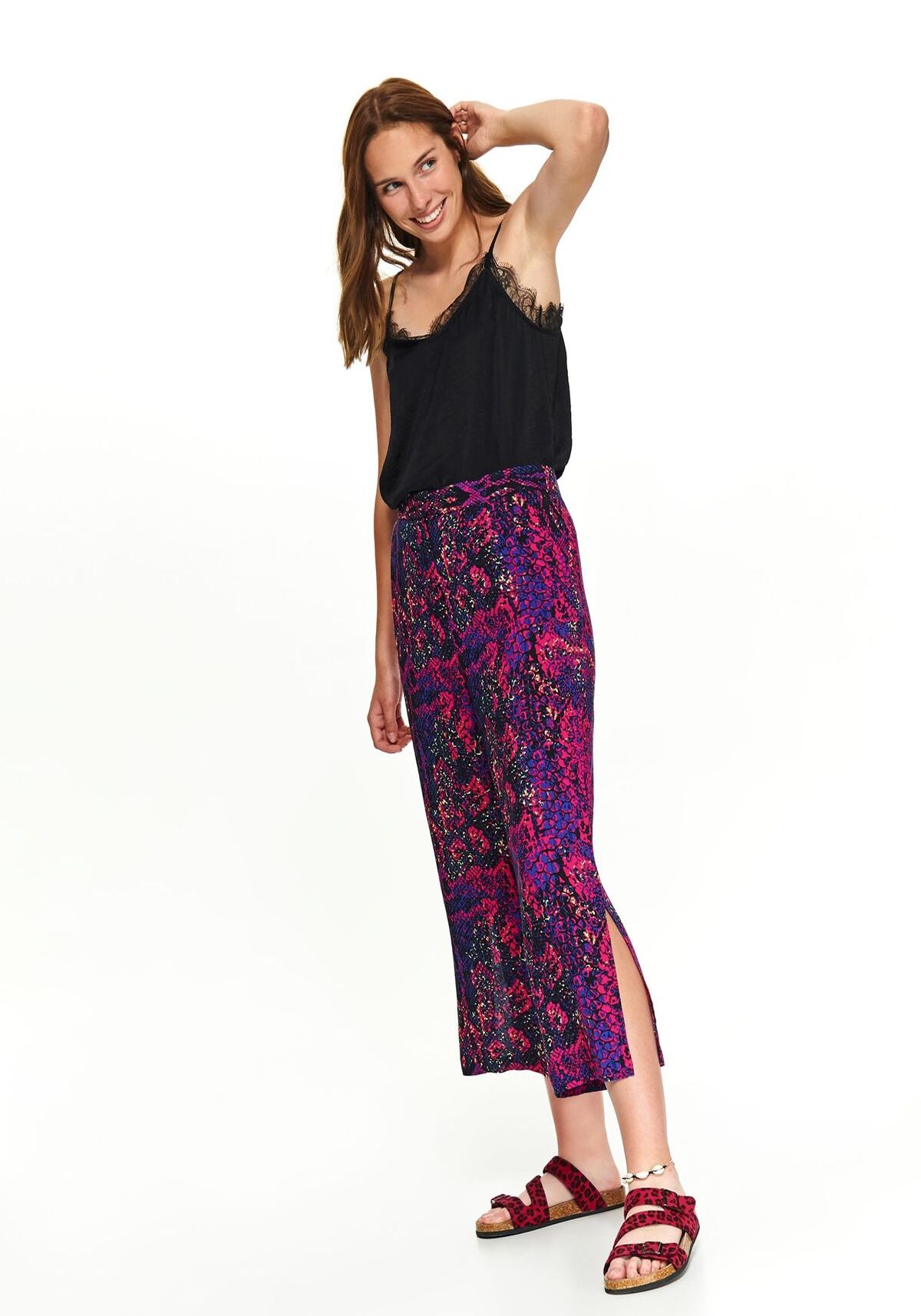 Pantaloni femei, TOP SECRET, SSP3300, Roz