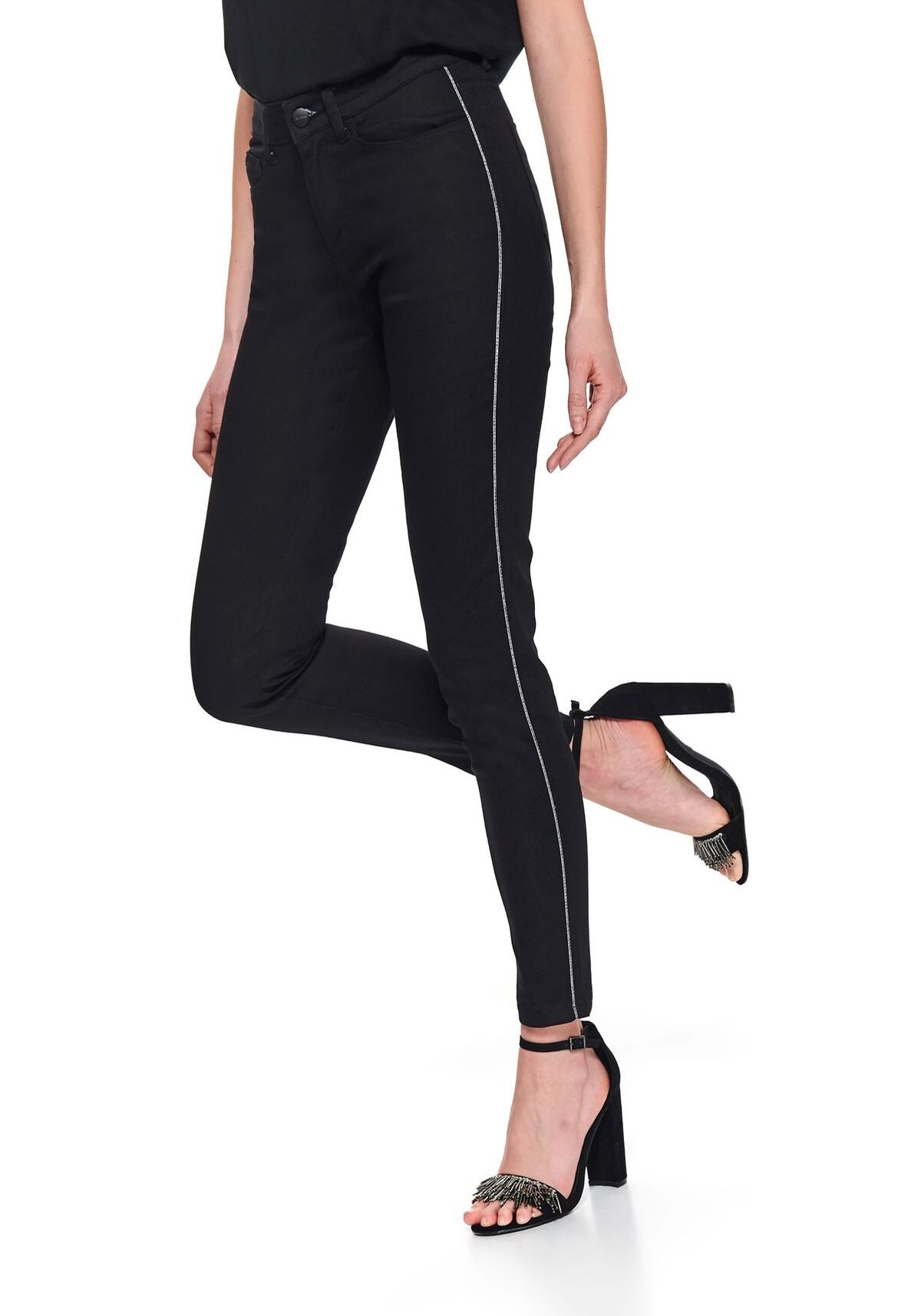Pantaloni femei, TOP SECRET, SSP3360, Negru, 34
