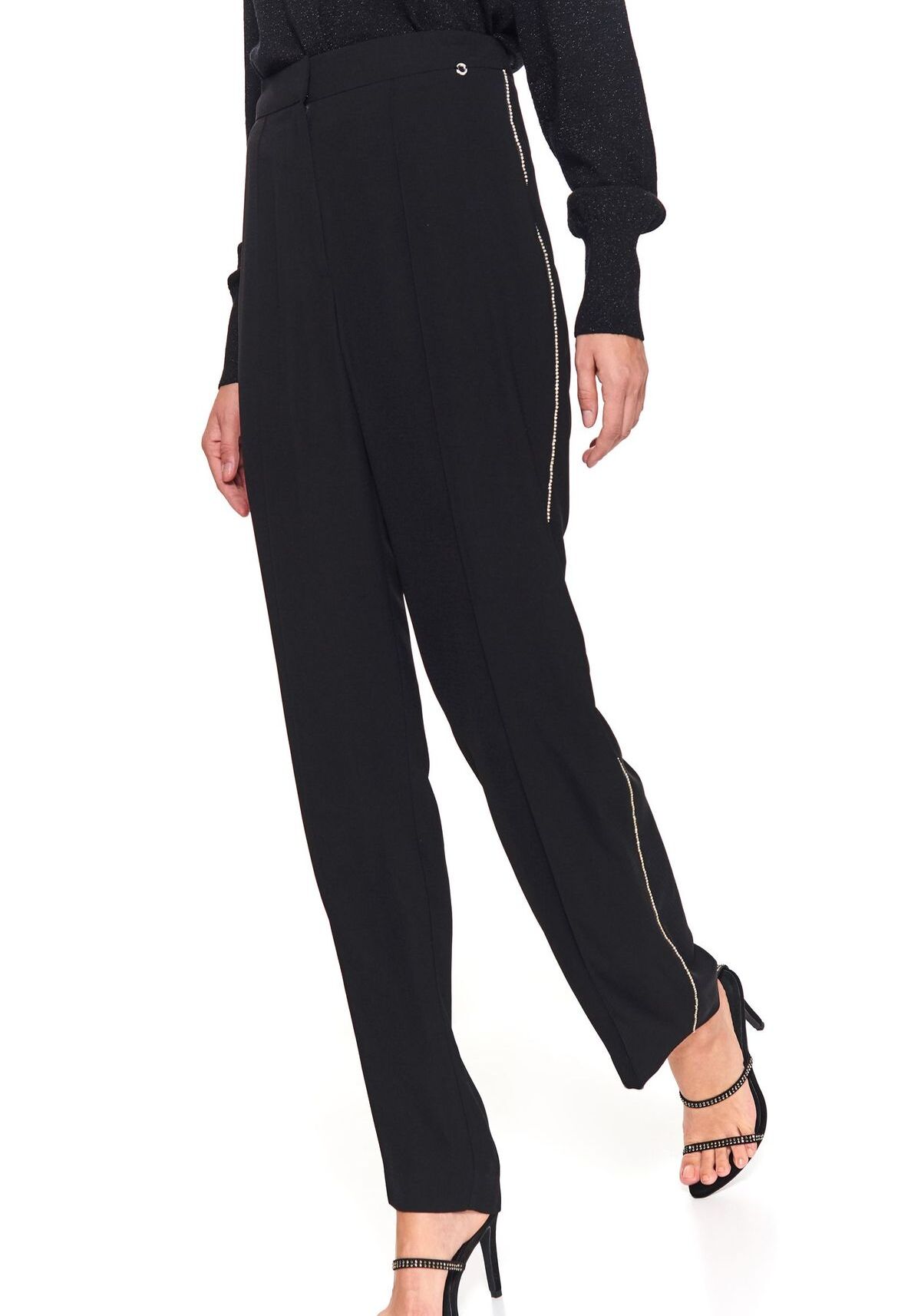 Pantaloni femei, TOP SECRET, SSP3376, Negru