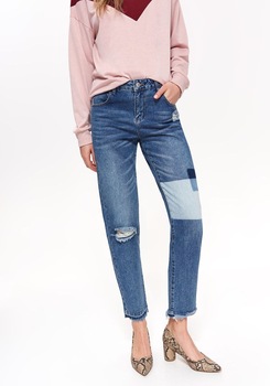 Pantaloni femei, TOP SECRET, SSP3265, Albastru, One Size Pantaloni femei, TOP SECRET, SSP3265, Albastru, One Size