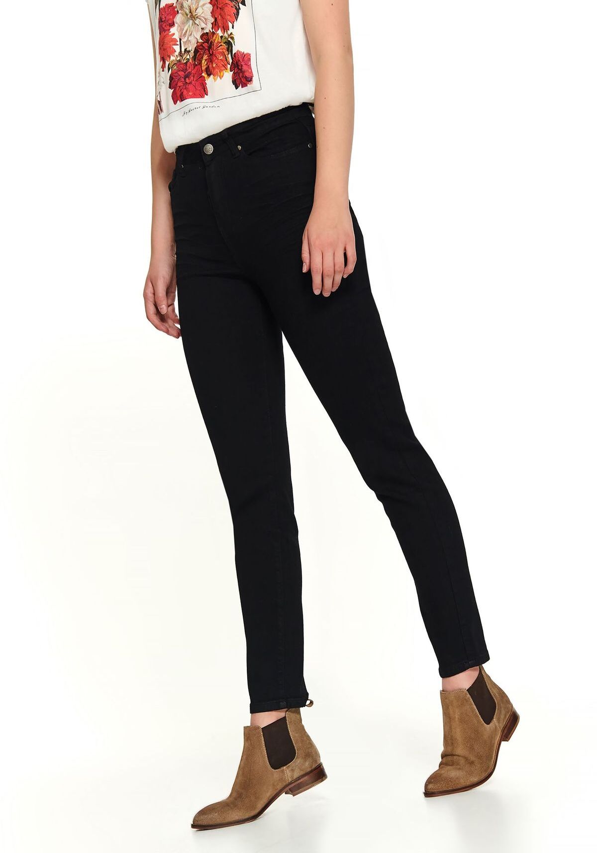 Pantaloni femei, TOP SECRET, SSP3336, Negru, 34