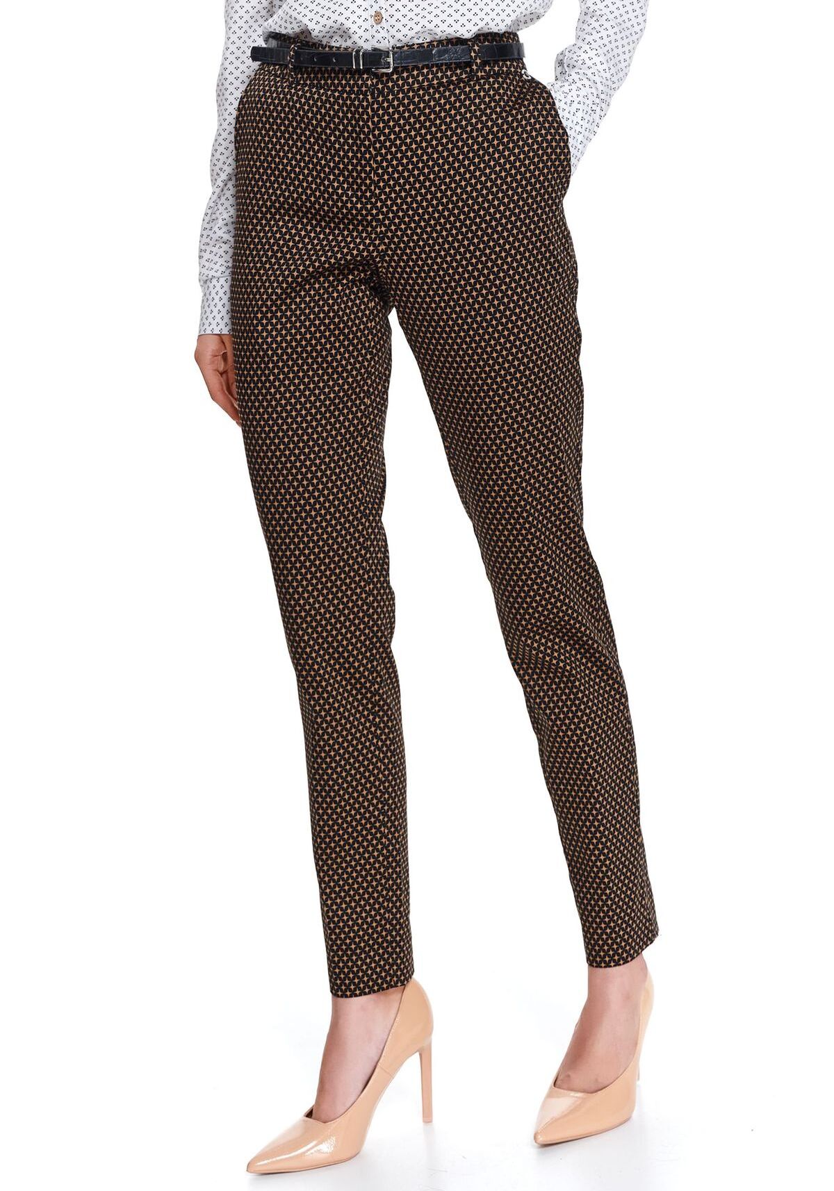 Pantaloni femei, TOP SECRET, SSP3475, Albastru inchis