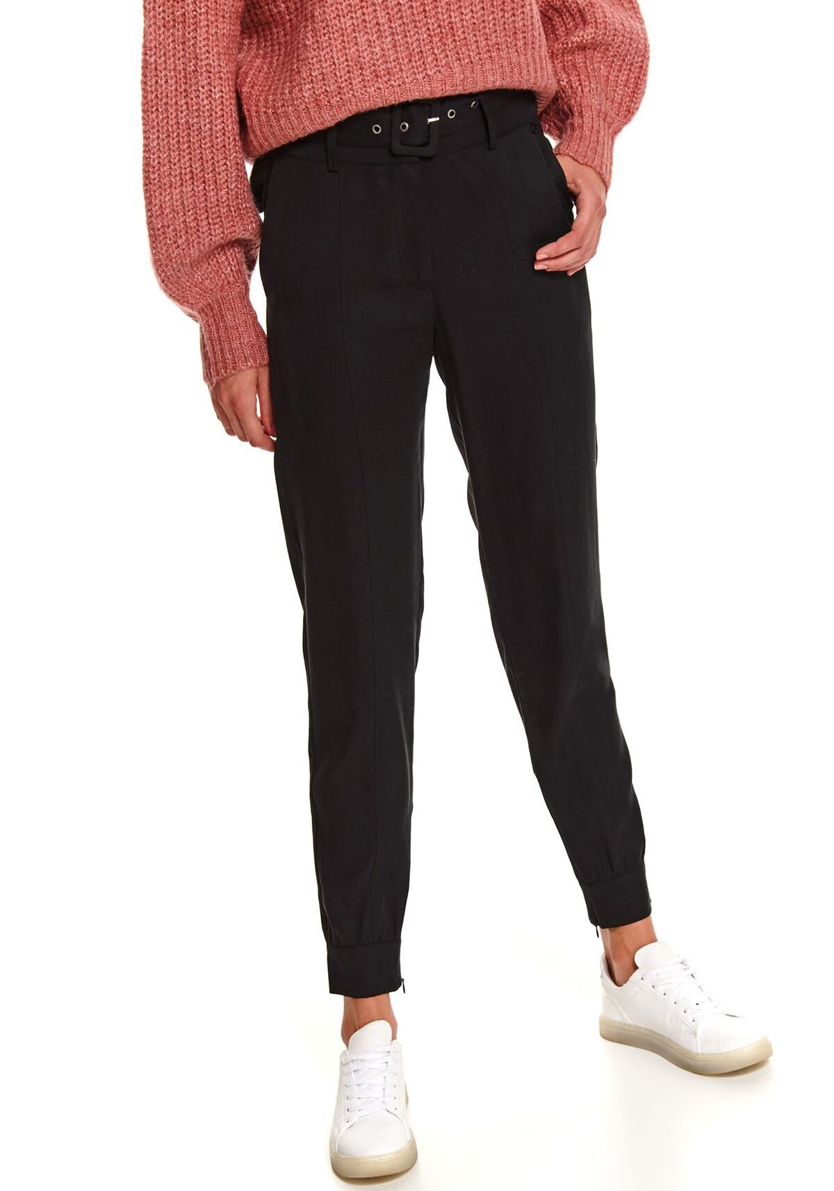 Pantaloni femei, TOP SECRET, SSP3607, Negru