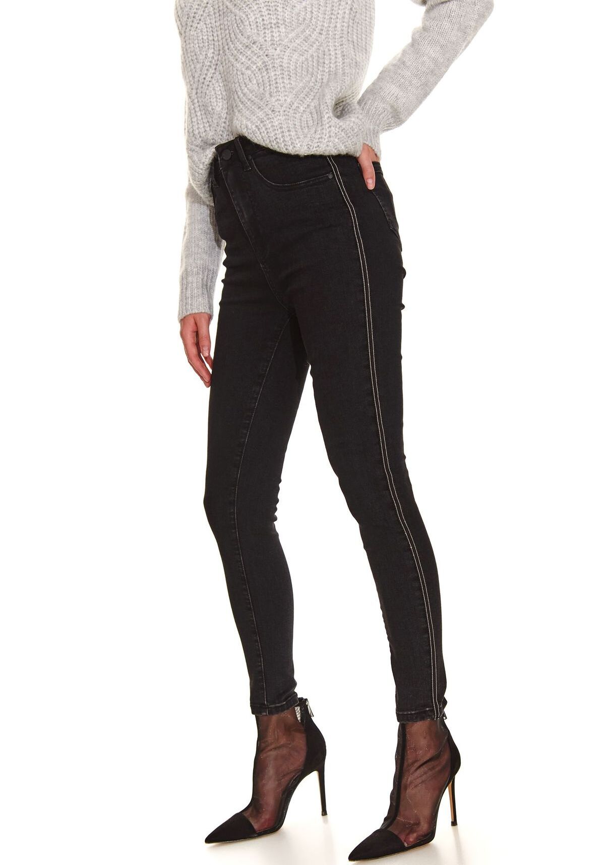 Pantaloni femei, TOP SECRET, SSP3621, Negru
