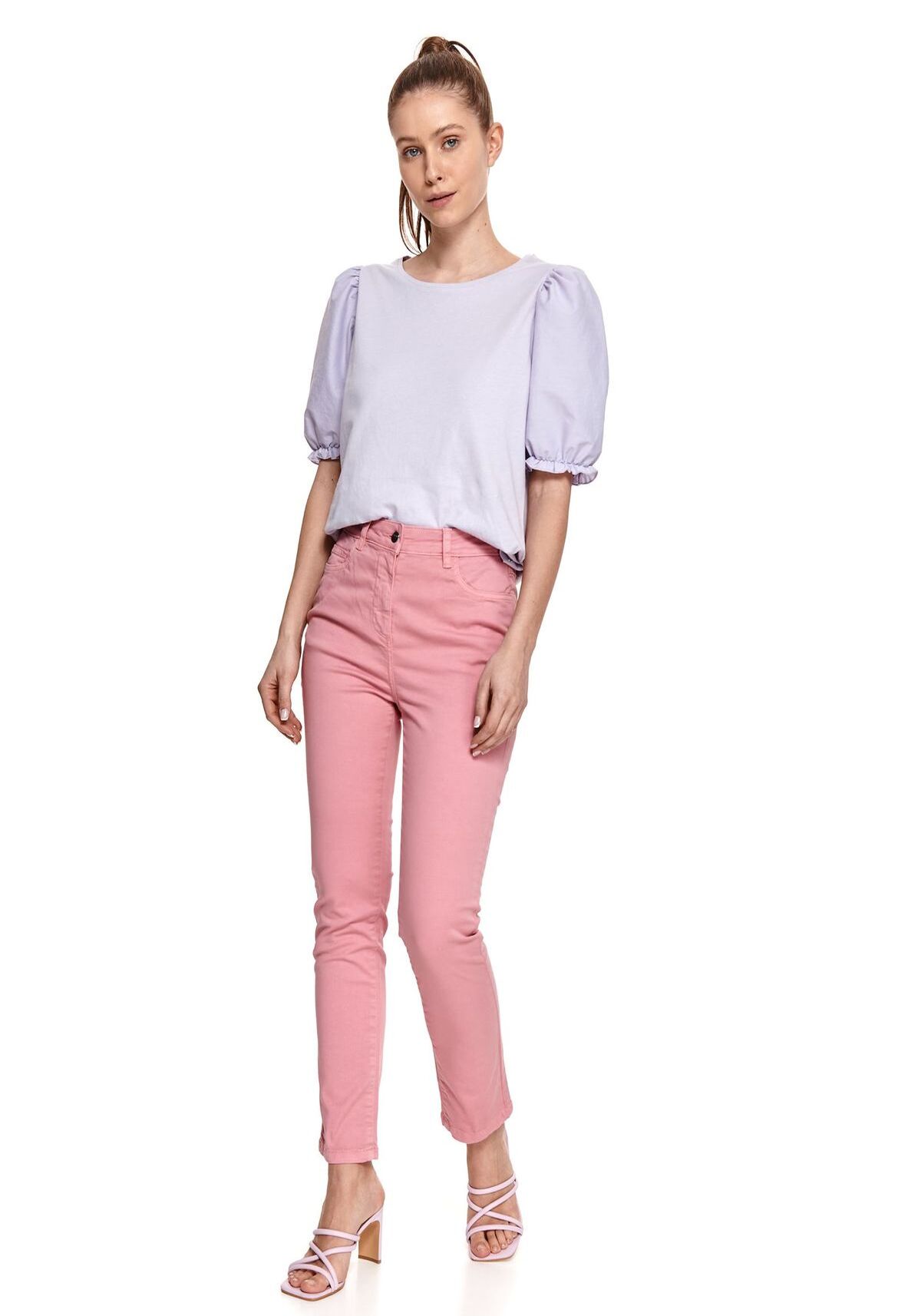 Pantaloni femei, TOP SECRET, SSP3759, Roz