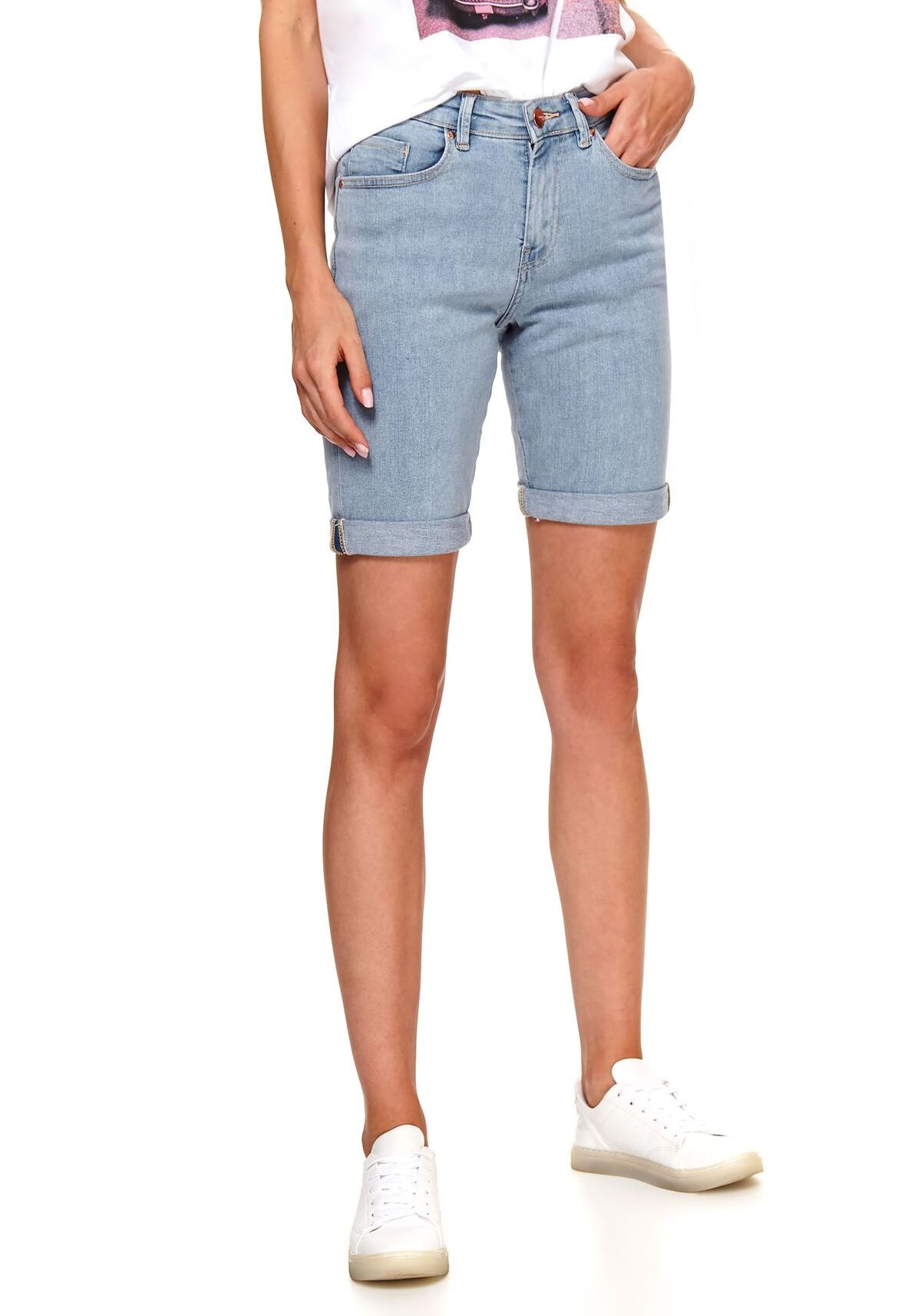 Pantaloni scurti femei, TOP SECRET, SSZ1049, Albastru