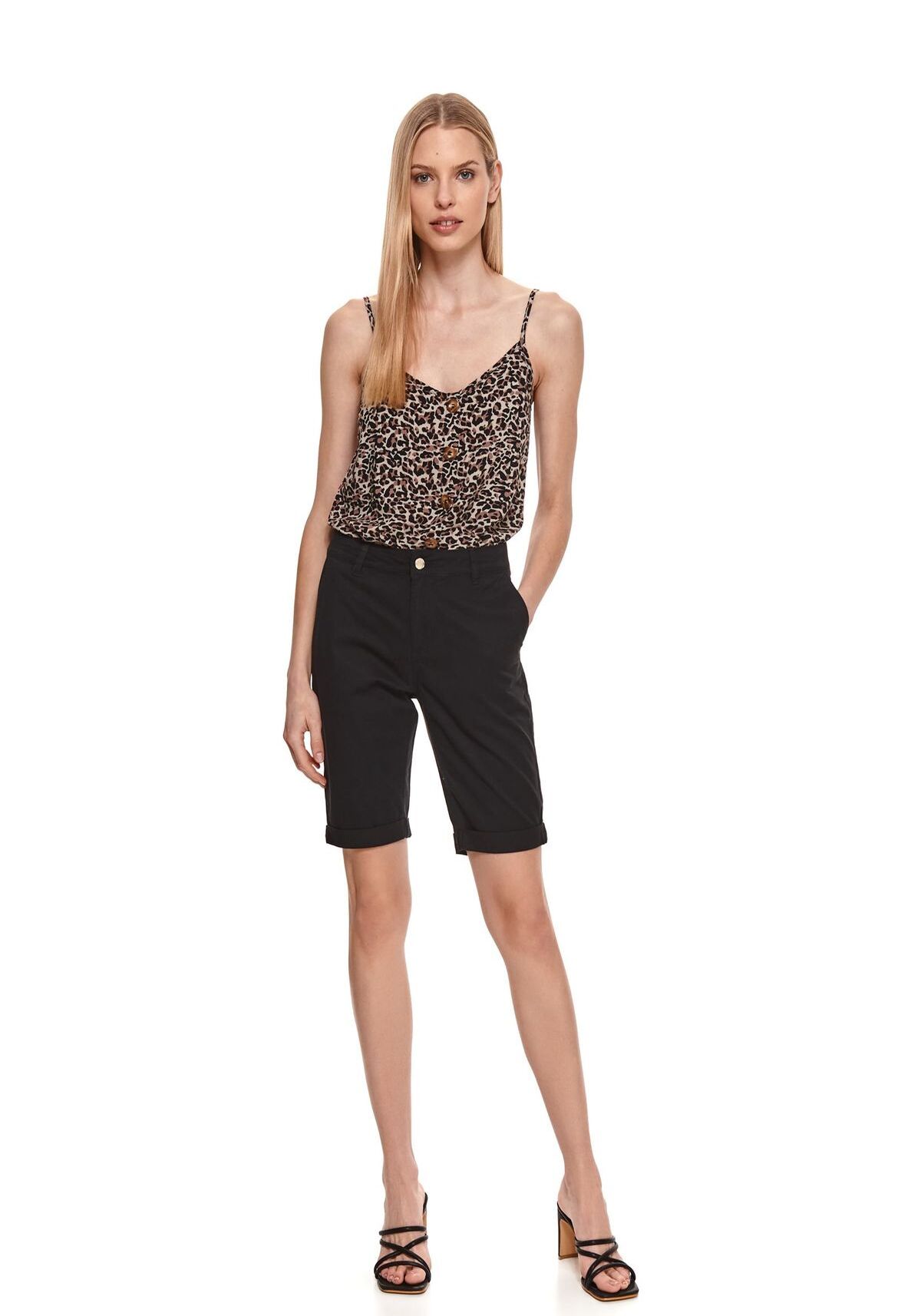 Pantaloni scurti femei, TOP SECRET, SSZ1107, Negru