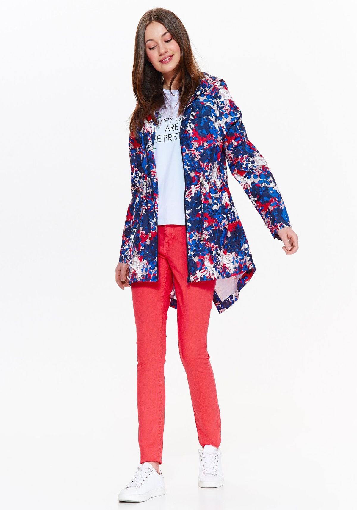 Pantaloni femei, TROLL, TSP1374, Rosu, XS