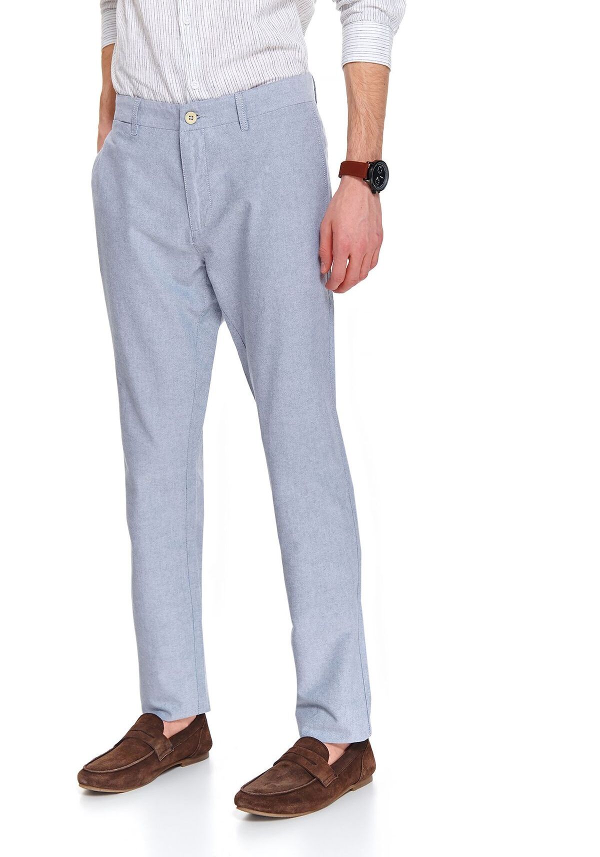 Pantaloni barbati, TOP SECRET, SSP3476, Albastru