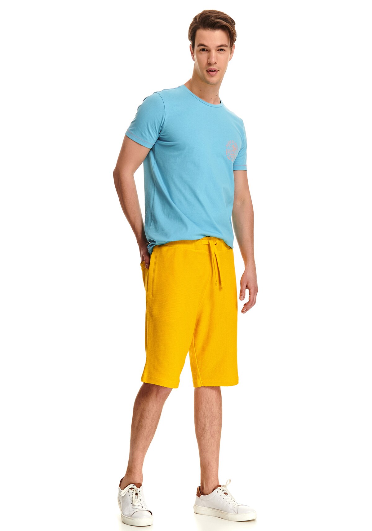 Pantaloni scurti barbati, TOP SECRET, SSZ0979, Galben