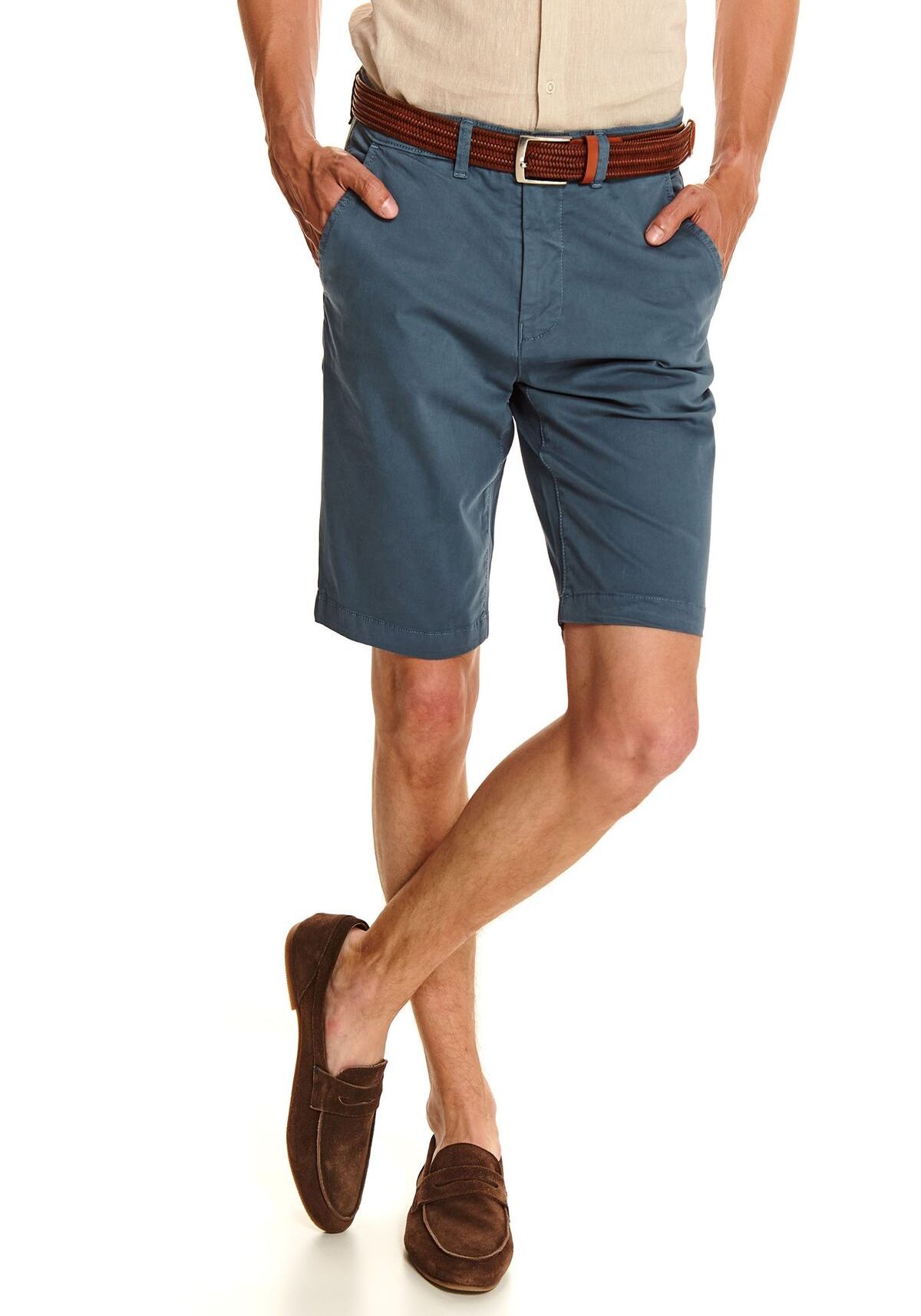 Pantaloni scurti barbati, TOP SECRET, SSZ1062, Turcoaz, 31