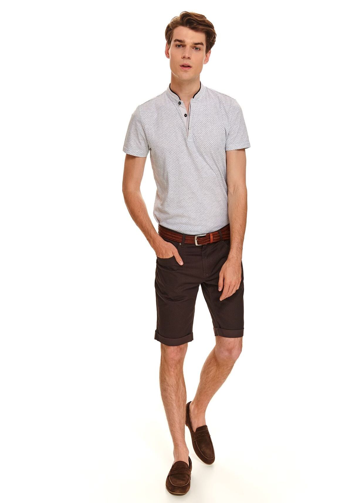Pantaloni scurti barbati, TOP SECRET, SSZ1079, Maro, 33