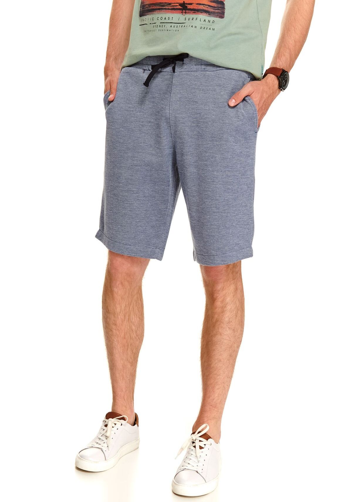 Pantaloni scurti barbati, TOP SECRET, SSZ1059, Albastru, XL