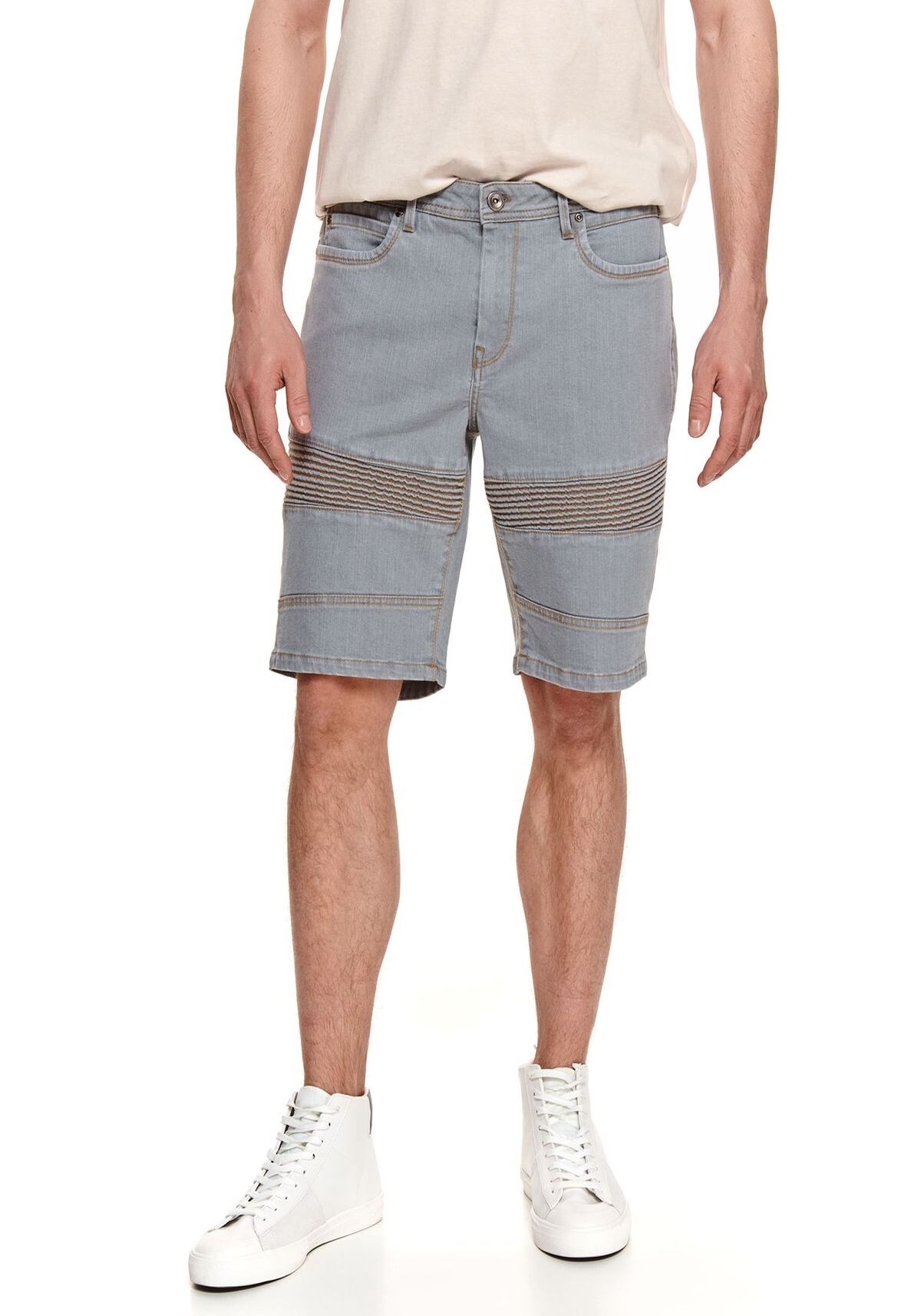 Pantaloni scurti barbati, TOP SECRET, SSZ1165, Gri