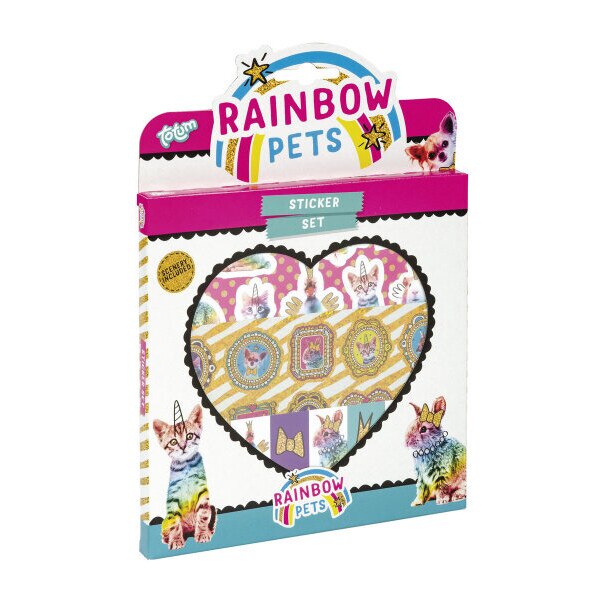 Set stickere cu animale de companie Totum, +3 ani, Multicolor