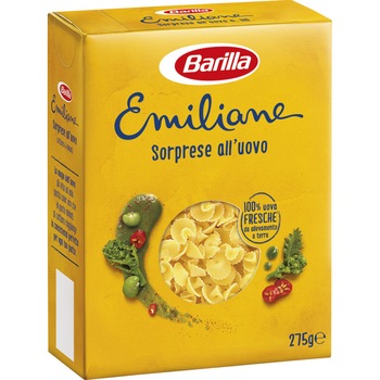 Paste fainoase cu ou Barilla emiliane soprese 275gr Paste fainoase cu ou Barilla emiliane soprese 275gr