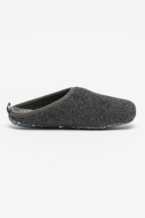 Camper, Papuci de casa din amestec de lana Wabi, Gri inchis, 40