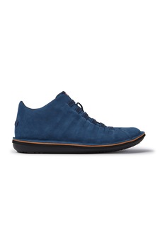 Camper, Pantofi casual din piele nabuc cu sireturi elastice, Albastru inchis, 41 Camper, Pantofi casual din piele nabuc cu sireturi elastice, Albastru inchis, 41